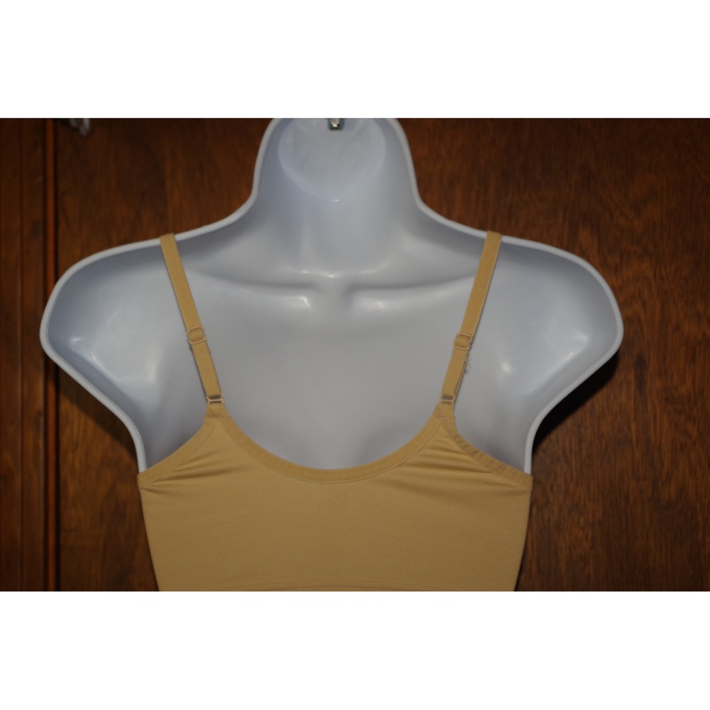 Maidenform Tan Nude Shapewear Camisole Adjustable Straps Small P3266 Smoothing - Picture 6 of 7